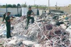 حجز 10 قناطر من نفايات النحاس في تلمسان